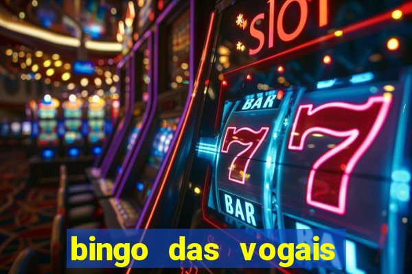 bingo das vogais colorido para imprimir