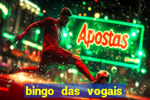 bingo das vogais colorido para imprimir