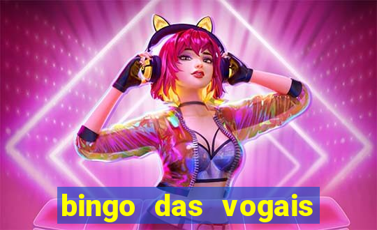 bingo das vogais colorido para imprimir