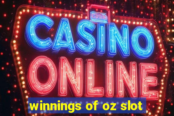 winnings of oz slot