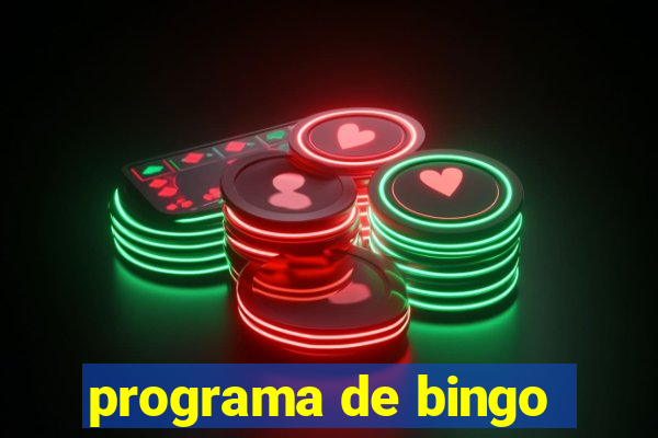 programa de bingo