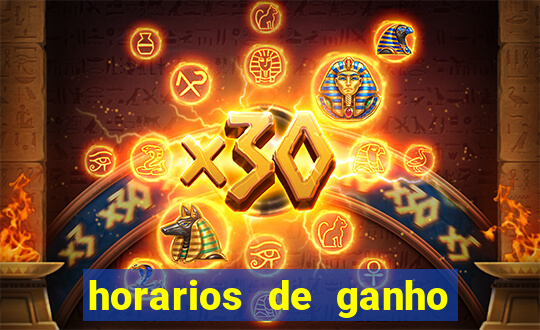 horarios de ganho do fortune tiger