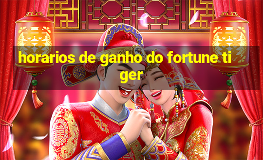 horarios de ganho do fortune tiger