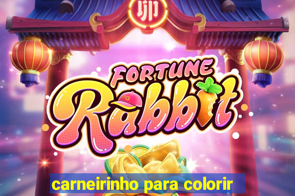 carneirinho para colorir