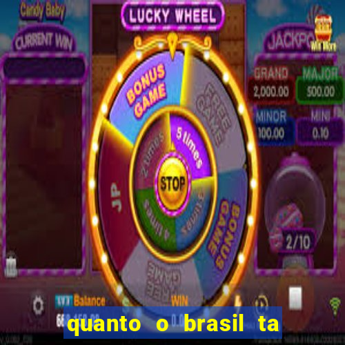 quanto o brasil ta pagando no jogo de hoje