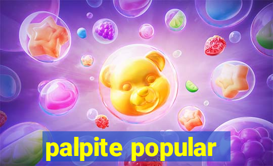 palpite popular