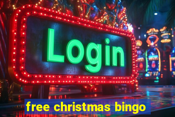 free christmas bingo