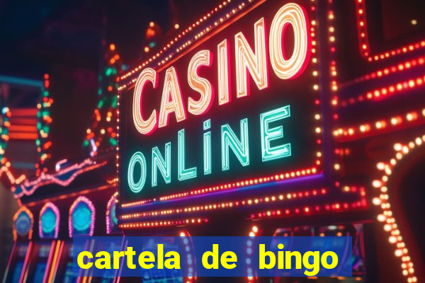 cartela de bingo ate 75