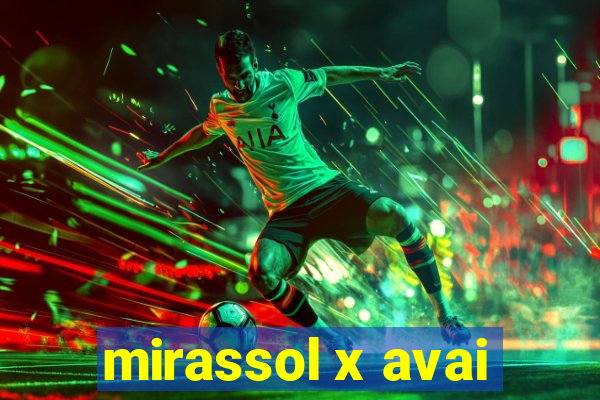 mirassol x avai