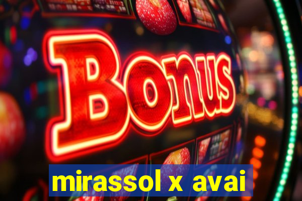 mirassol x avai