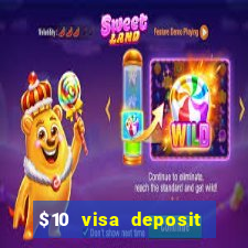 $10 visa deposit casinos australia