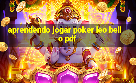 aprendendo jogar poker leo bello pdf