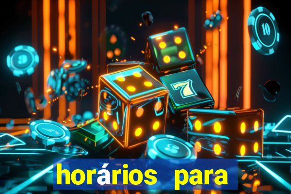 horários para ganhar no fortune tiger