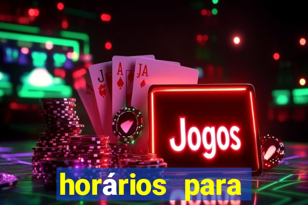 horários para ganhar no fortune tiger