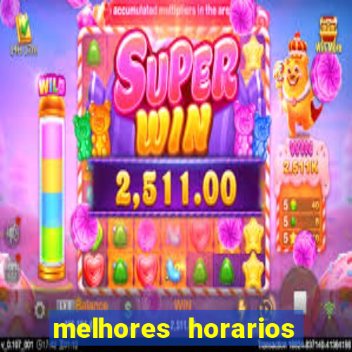 melhores horarios pagantes fortune tiger