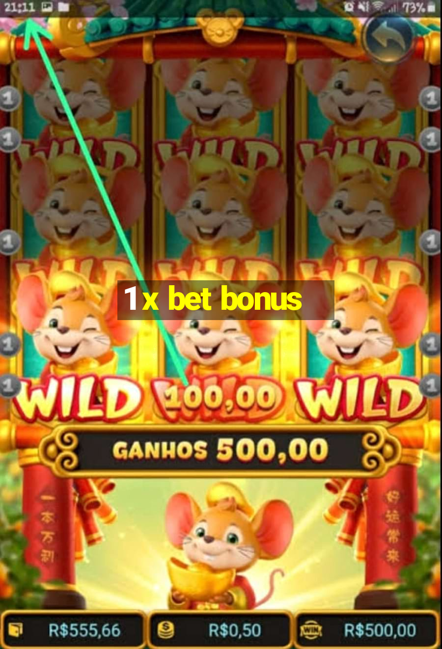 1 x bet bonus