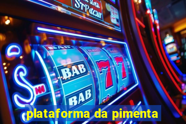 plataforma da pimenta