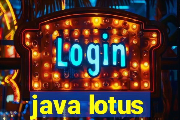 java lotus