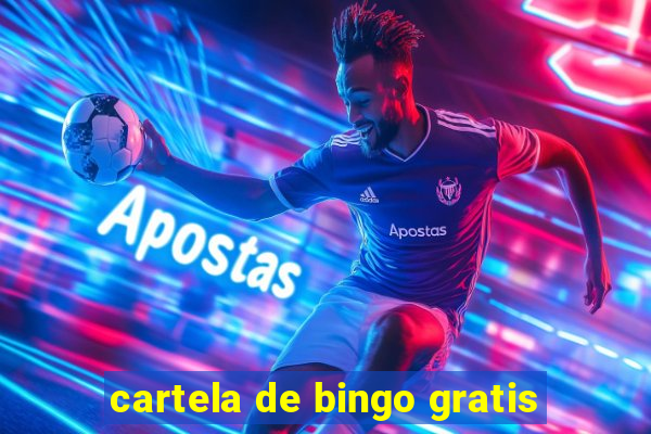 cartela de bingo gratis