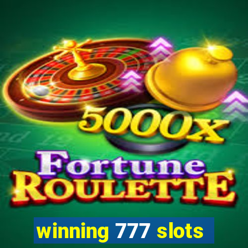 winning 777 slots