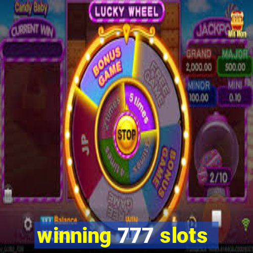 winning 777 slots