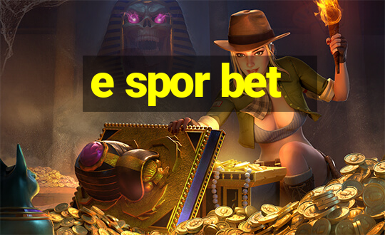 e spor bet