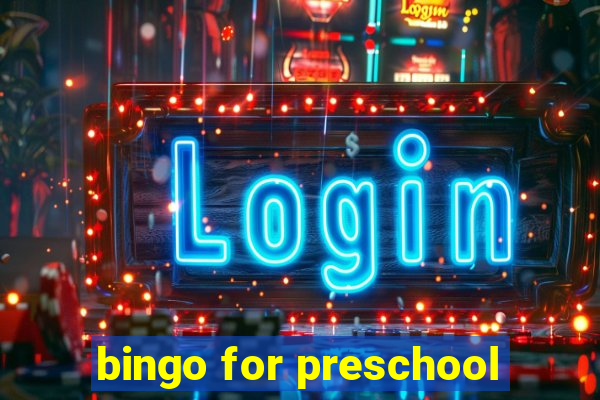 bingo for preschool