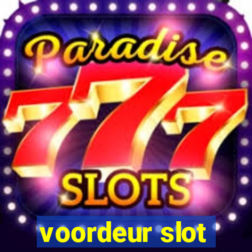 voordeur slot