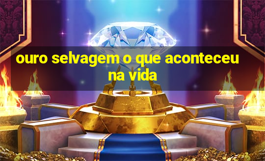 ouro selvagem o que aconteceu na vida