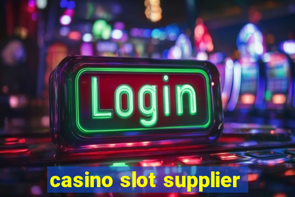 casino slot supplier