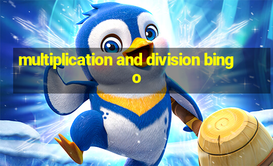 multiplication and division bingo