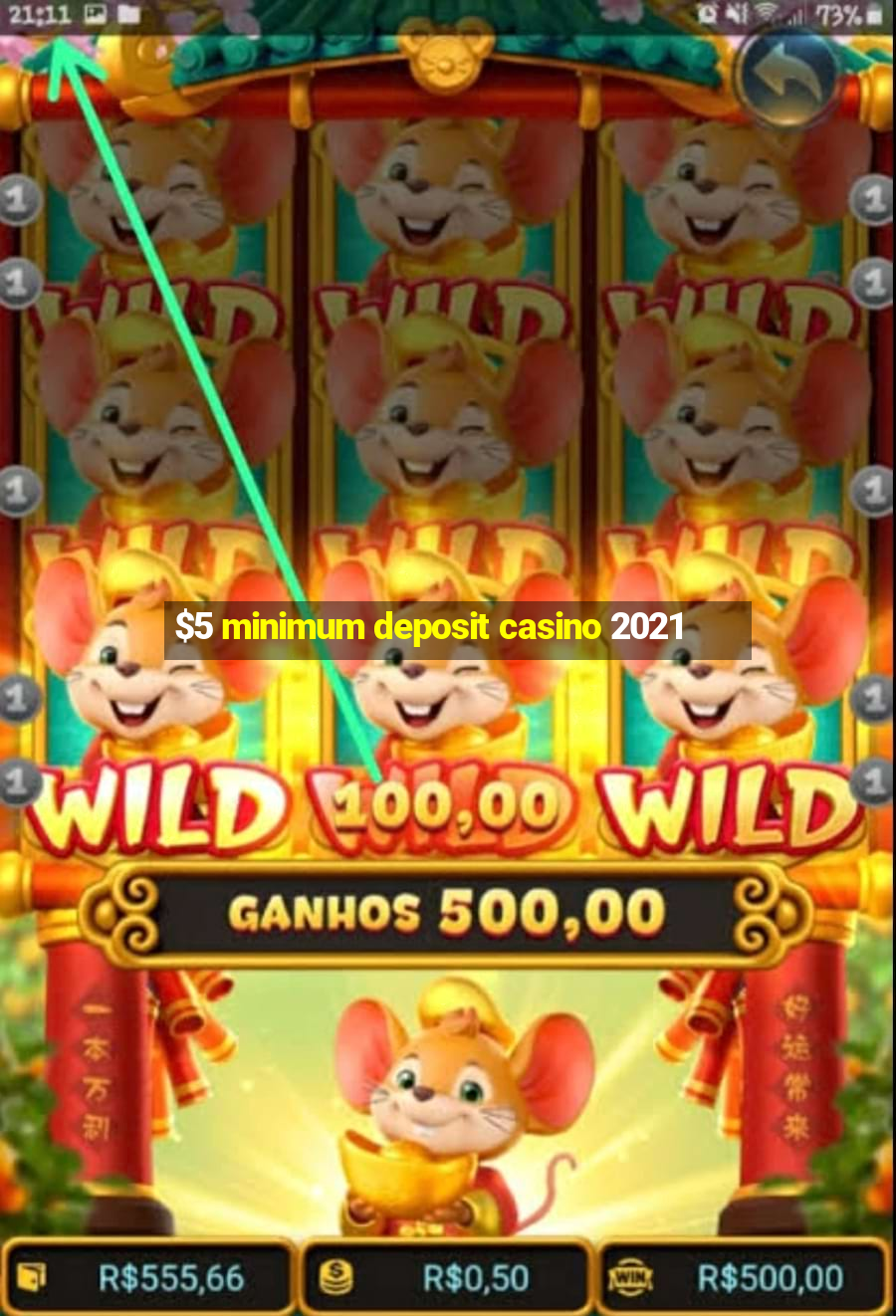 $5 minimum deposit casino 2021