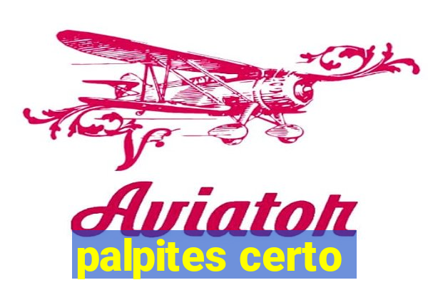 palpites certo