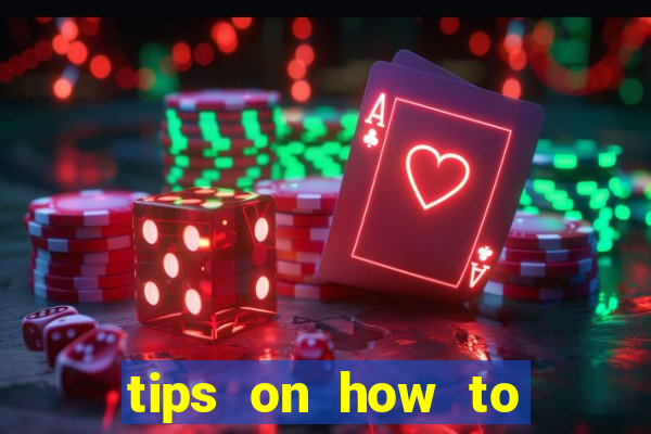 tips on how to win playing slot machines