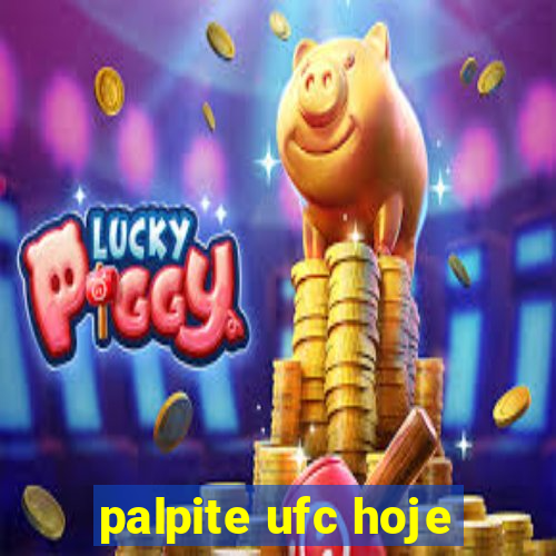 palpite ufc hoje