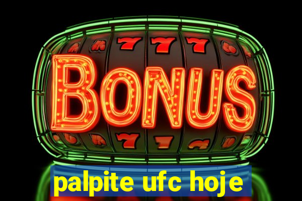 palpite ufc hoje