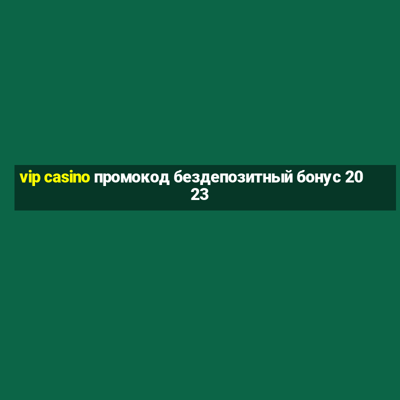 vip casino промокод бездепозитный бонус 2023