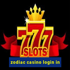 zodiac casino login in