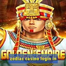 zodiac casino login in