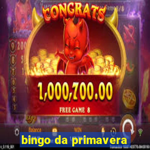 bingo da primavera