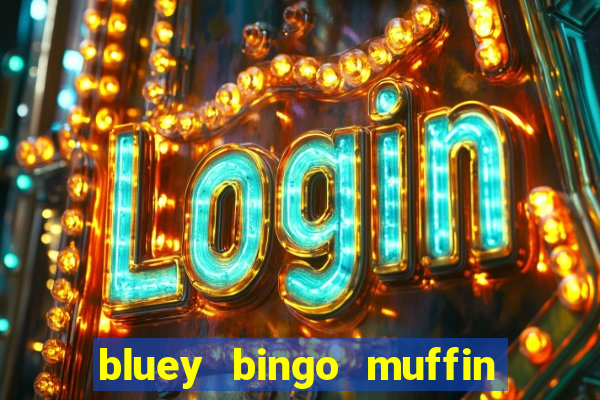 bluey bingo muffin and socks