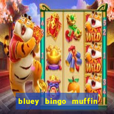 bluey bingo muffin and socks