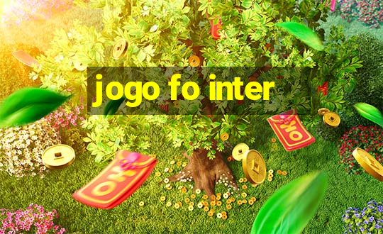 jogo fo inter