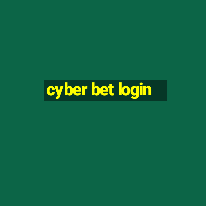 cyber bet login