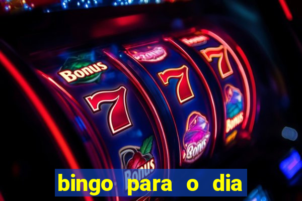 bingo para o dia da mulher