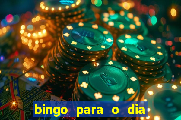 bingo para o dia da mulher