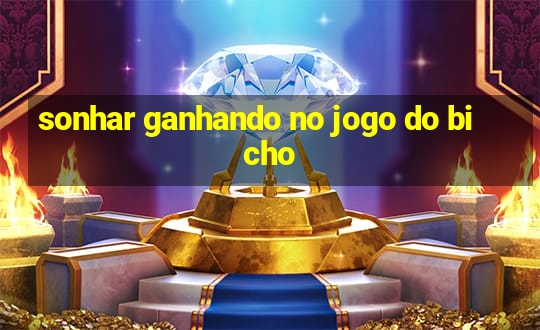 sonhar ganhando no jogo do bicho