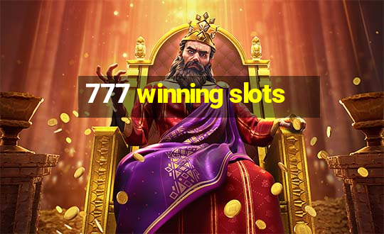 777 winning slots