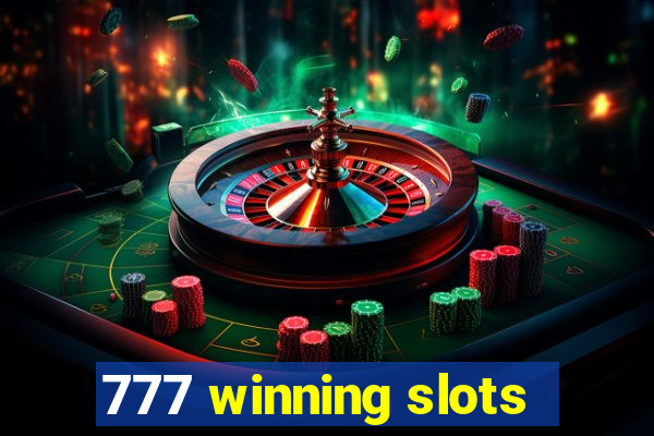 777 winning slots