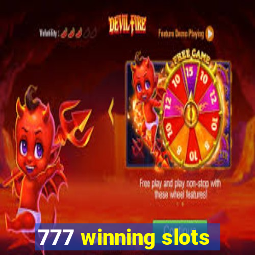 777 winning slots